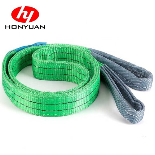 Green Polyester Webbing Slings