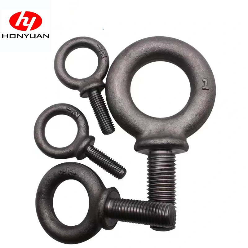 Shoulder-Type-Machinery-Eye-Bolt-Galvanized-Forged-Carbon-Steel-Eye-Bolt